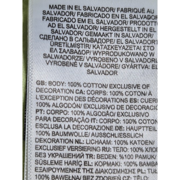 North Face Mens Brand Proud T-Shirt XXL 2XL Greenish-Yellow Cotton NF0A86WX - Picture 6 of 7